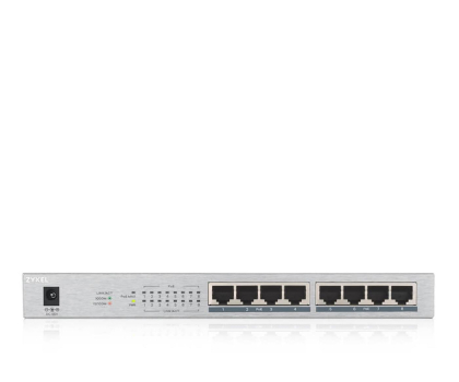 Switche Zyxel 8p GS100-8HP (8x10/100/1000Mbit PoE)